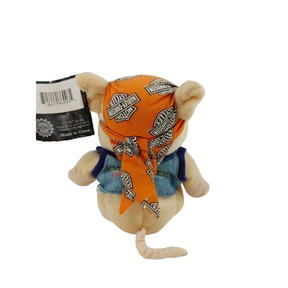 Harley Davidson bean bag RACER plush toy 1997 NWT‎ Pig - Picture 4 of 9